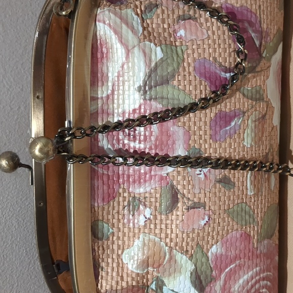 COPY - Patricia Nash leather Mia Frame Satchel Rose - Picture 4 of 5